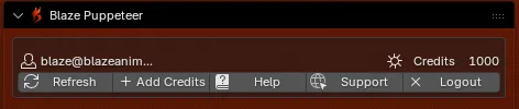 Signed-in account bar