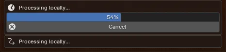 Generate and progress feedback