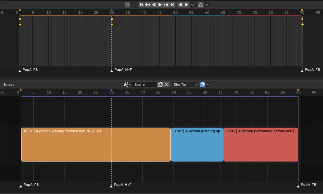Prompt strips and Color Bands